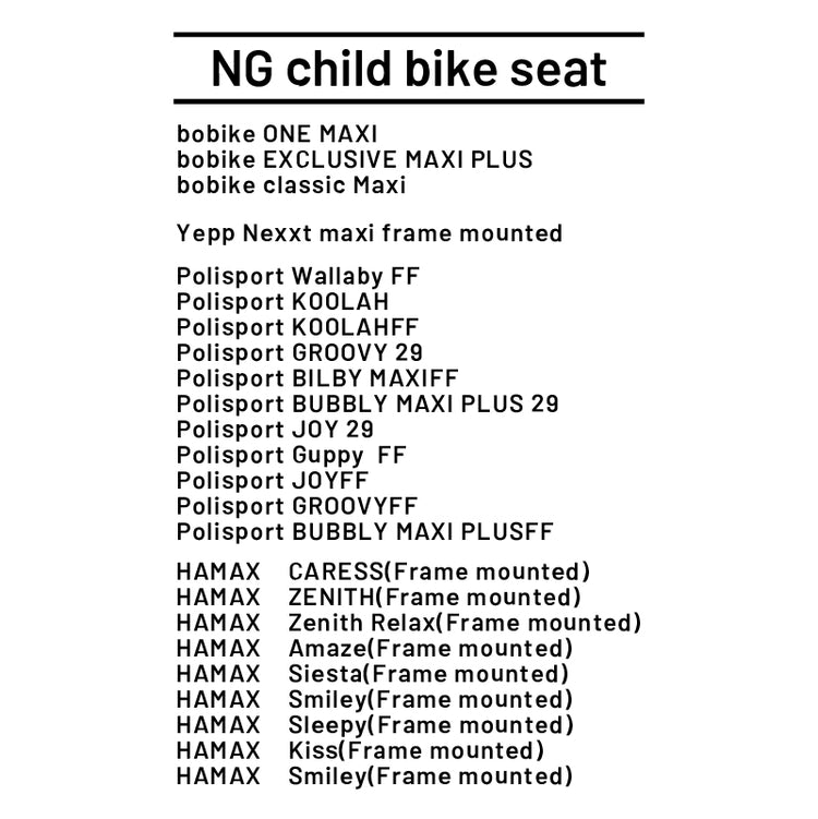 Weather Protection Cover for Child Bike Seat